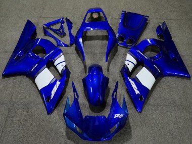1998-2002 Yamaha R6 Motorcycle Fairings - Blue White UK