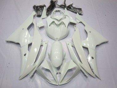 2008-2016 Yamaha R6 Motorcycle Fairings - Pearl White UK