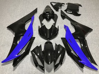2008-2016 Yamaha R6 Motorcycle Fairings - Blue Glossy Black UK