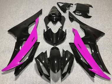 2008-2016 Yamaha R6 Motorcycle Fairings - Pink Glossy Black UK