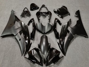 2008-2016 Yamaha R6 Motorcycle Fairings - Glossy Black Matte Black UK