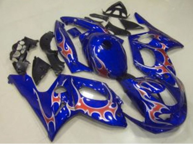 1996-2007 Yamaha YZF600R Thundercat Motorcycle Fairings - Blue Red UK
