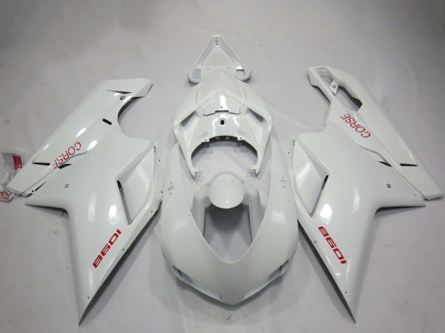 2007-2014 Ducati 1098 Motorcycle Fairings - White Corse UK