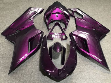 2007-2014 Ducati 848 Motorcycle Fairings - Purple UK