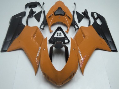 2007-2014 Ducati 848 Motorcycle Fairings - Brown Matte Black UK
