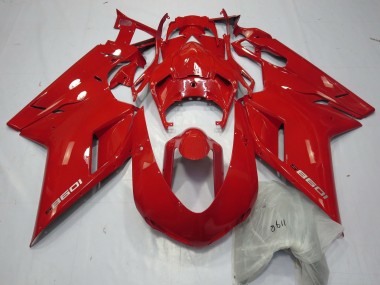 2007-2014 Ducati 1098 Motorcycle Fairings - Red UK