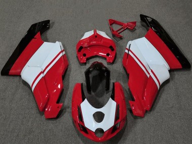 2003-2004 Ducati 749 999 Motorcycle Fairings - White Red Glossy Black UK