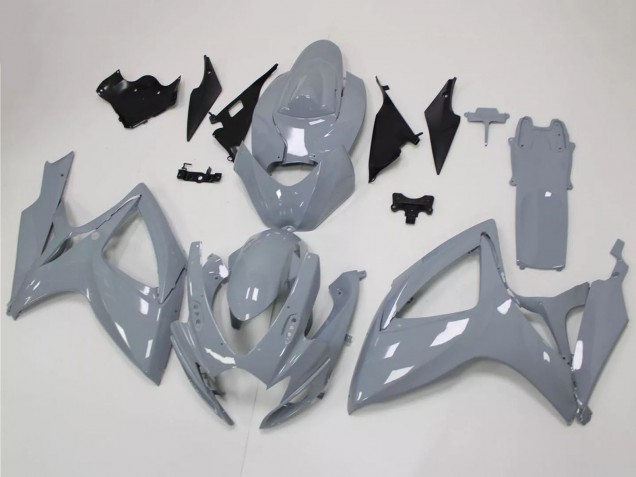 2006-2007 Suzuki GSXR 600 / GSXR 750 Motorcycle Fairing Kits - Nardo Grey UK