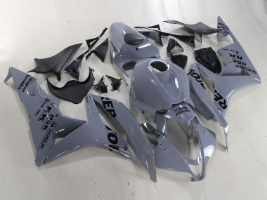 2007-2008 Honda CBR600RR Motorcycle Fairings - Nardo Grey Black Repsol UK