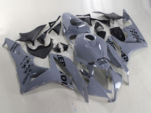 2007-2008 Honda CBR600RR Motorcycle Fairings - Nardo Grey Black Repsol UK