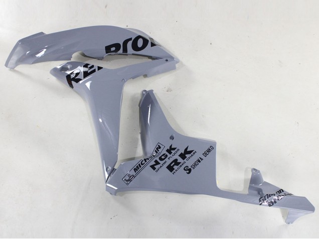 2007-2008 Honda CBR600RR Motorcycle Fairings - Nardo Grey Black Repsol UK