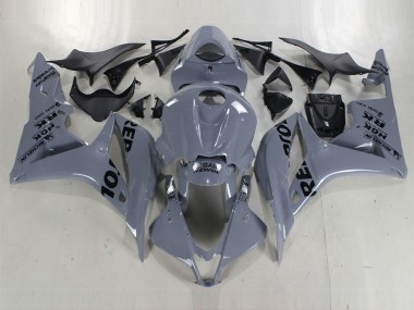 2007-2008 Honda CBR600RR Motorcycle Fairings - Nardo Grey Black Repsol UK