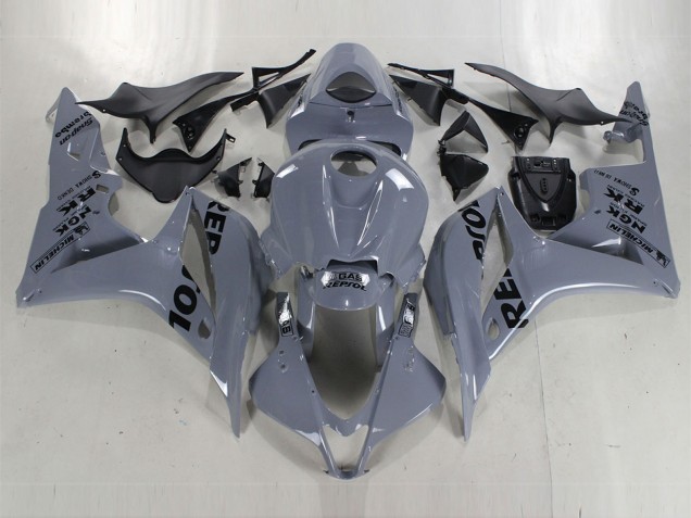 2007-2008 Honda CBR600RR Motorcycle Fairings - Nardo Grey Black Repsol UK
