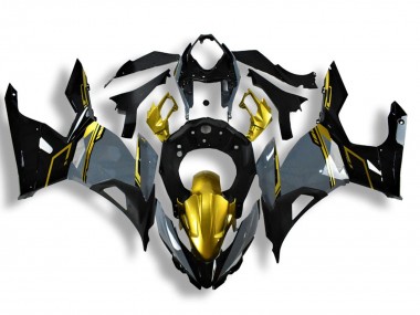 2018-2024 Kawasaki Ninja 400 Motorcycle Fairings - Nardo Grey Gold Black UK