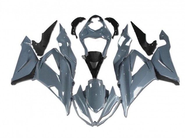 2013-2018 Kawasaki ZX6R Motorcycle Fairings - Nardo Grey UK
