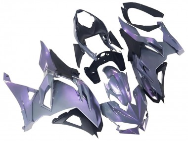 2024-2025 Kawasaki Ninja 500 EX500R Motorcycle Fairings - Chameleon Grey Dazz Pearl Purple UK