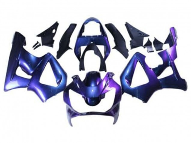 2000-2001 Honda CBR900RR 929 Motorcycle Fairings - Chameleon Blue Purple UK