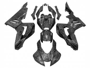 2020-2023 Honda CBR1000RR-R Motorcycle Fairings - Black Forged Carbon Fiber UK