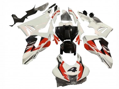 2020-2023 Honda CBR1000RR-R Motorcycle Fairings - White Red Glossy Black 4 UK