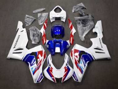 2020-2023 Honda CBR1000RR-R Motorcycle Fairing Kits - White Red Blue HRC UK