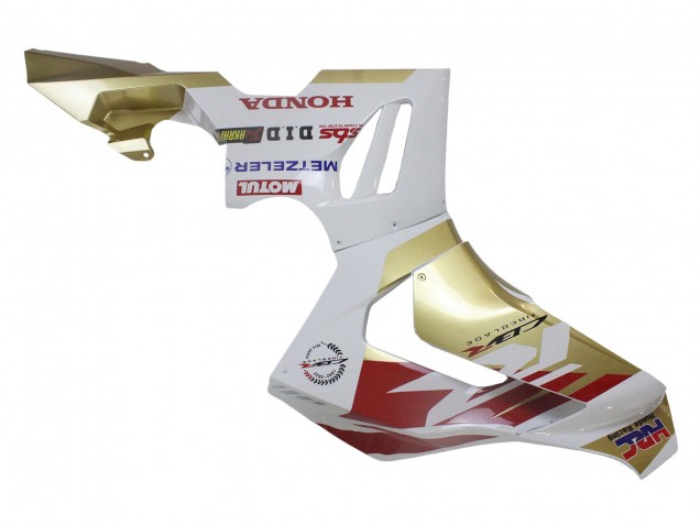 2020-2023 Honda CBR1000RR-R Motorcycle Fairings - White Red Gold Motul HRC UK