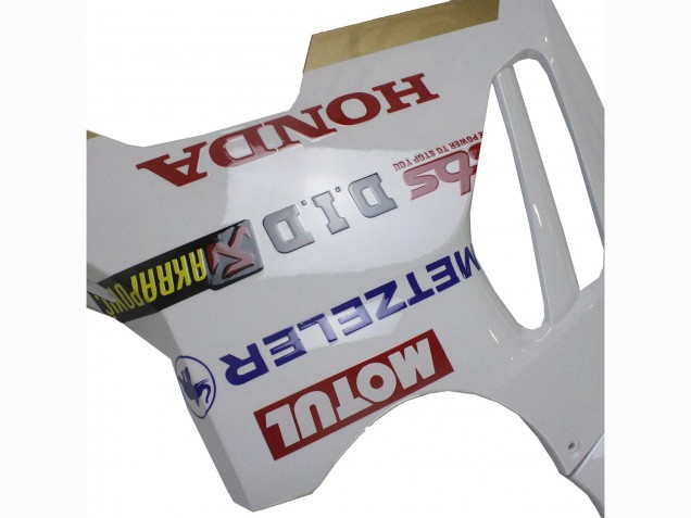 2020-2023 Honda CBR1000RR-R Motorcycle Fairings - White Red Gold Motul HRC UK