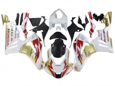 2020-2023 Honda CBR1000RR-R Motorcycle Fairings - White Red Gold Motul HRC UK