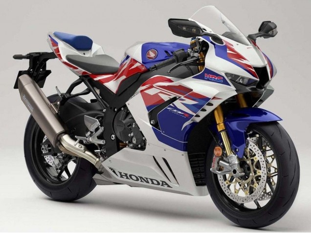 2020-2023 Honda CBR1000RR-R Motorcycle Fairings - White Red Blue HRC UK