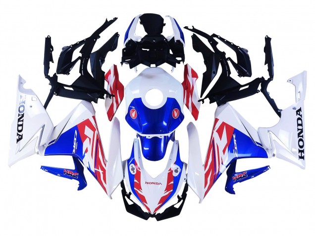 2022 Honda CBR400R Motorcycle Fairing - White Red Blue UK