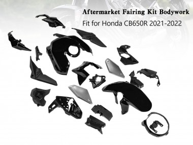 2019-2022 Honda CB650R Motorcycle Fairings - Glossy Black UK
