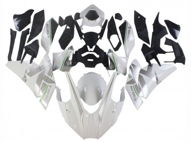 2015-2022 Kawasaki Ninja H2 Motorcycle Fairings - White Silver Green UK