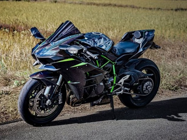 2015-2022 Kawasaki Ninja H2 Motorcycle Fairings - Black Blue Chameleon Green UK