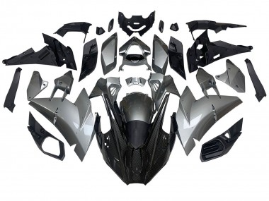 2015-2022 Kawasaki Ninja H2 Motorcycle Fairings - Silver Black Carbon Fiber UK