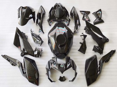 2018-2024 Kawasaki Z400 Motorcycle Fairings - Black Carbon Fiber UK