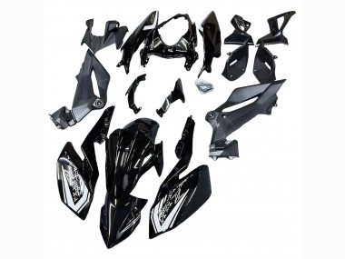 2018-2024 Kawasaki Z400 Motorcycle Fairings - Glossy Black UK