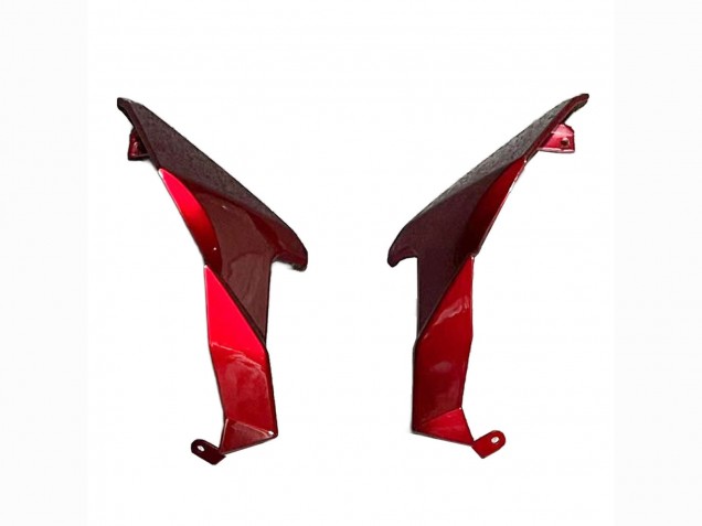 2018-2024 Kawasaki Z400 Motorcycle Fairings - Candy Red Glossy Black UK
