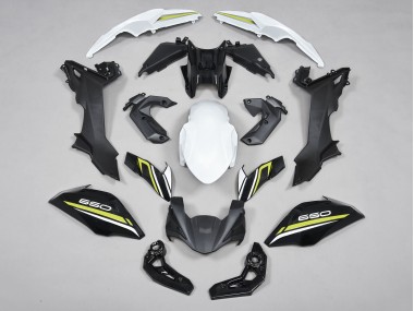 2017-2019 Kawasaki Ninja Z650 Motorcycle Fairings - Black White Yellow UK