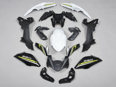 2017-2019 Kawasaki Ninja Z650 Motorcycle Fairings - Black White Yellow UK