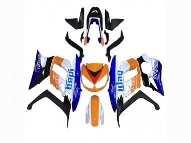 2010-2016 Kawasaki Z1000SX Motorcycle Fairings - Orange White Blue Black UK