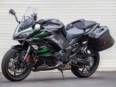 2020-2025 Kawasaki Z1000SX Motorcycle Fairings - Black with Green Lines Ninja UK