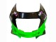 1993-2007 Kawasaki ZZR400 Motorcycle Fairings - Green Glossy Black Green Monster Elf Touch4 Bridgestone UK
