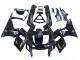 1993-2007 Kawasaki ZZR400 Motorcycle Fairings - Glossy Black Gold Ninja UK