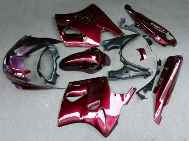 1993-2003 Kawasaki ZZR1100 Motorcycle Fairing - Dark Red UK