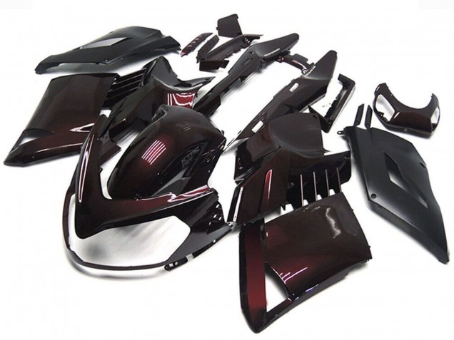 2007-2009 Kawasaki GTR1400/ZG1400 Motorcycle Fairings - Maroon Red Black UK