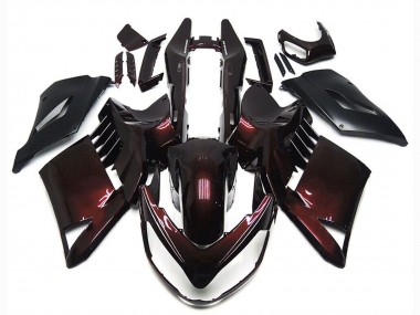 2007-2009 Kawasaki GTR1400/ZG1400 Motorcycle Fairings - Maroon Red Black UK