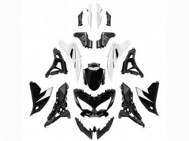 2022-2025 Kawasaki Versys 650 Motorcycle Fairings - Glossy Black White UK