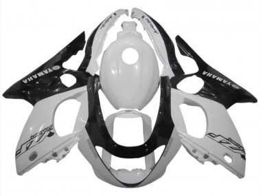 1996-2007 Yamaha YZF600R Thundercat Motorcycle Fairings - White Black UK