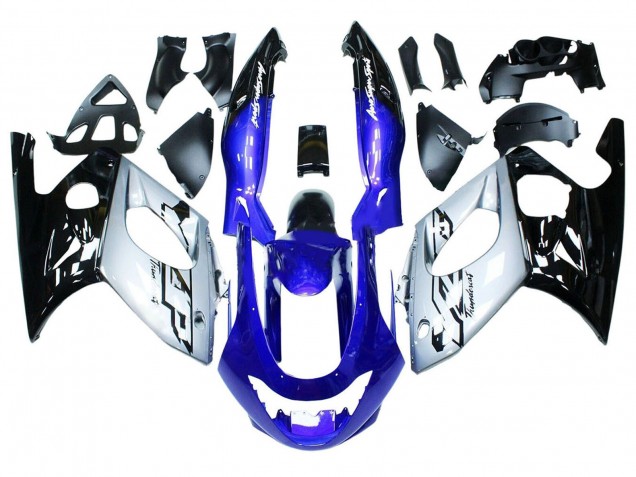 1996-2007 Yamaha YZF600R Thundercat Motorcycle Fairings - Blue Silver Black UK