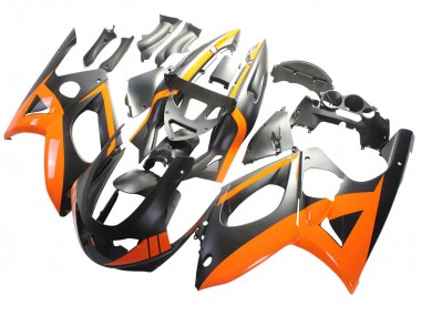 1996-2007 Yamaha YZF600R Thundercat Motorcycle Fairings - Black Orange UK