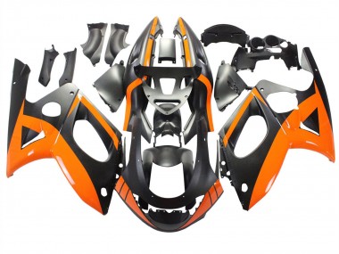 1996-2007 Yamaha YZF600R Thundercat Motorcycle Fairings - Black Orange UK